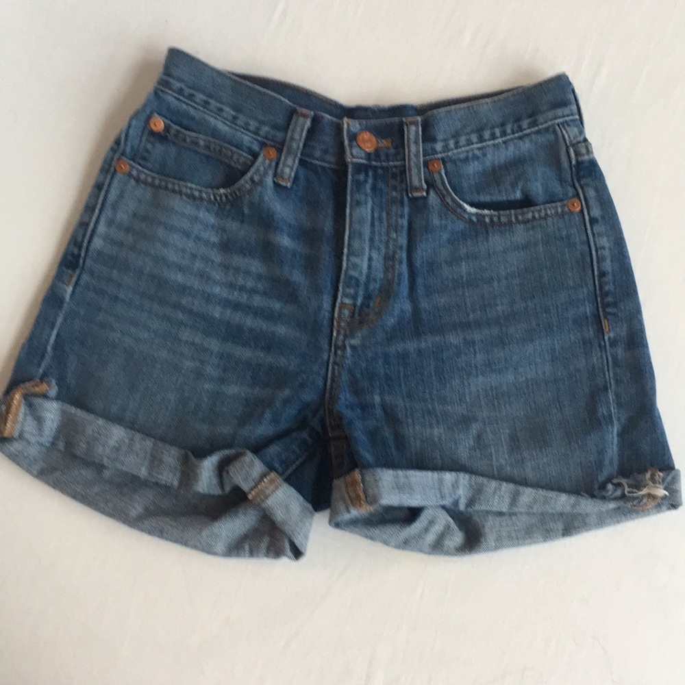 Madewell blue denim shorts sz 24